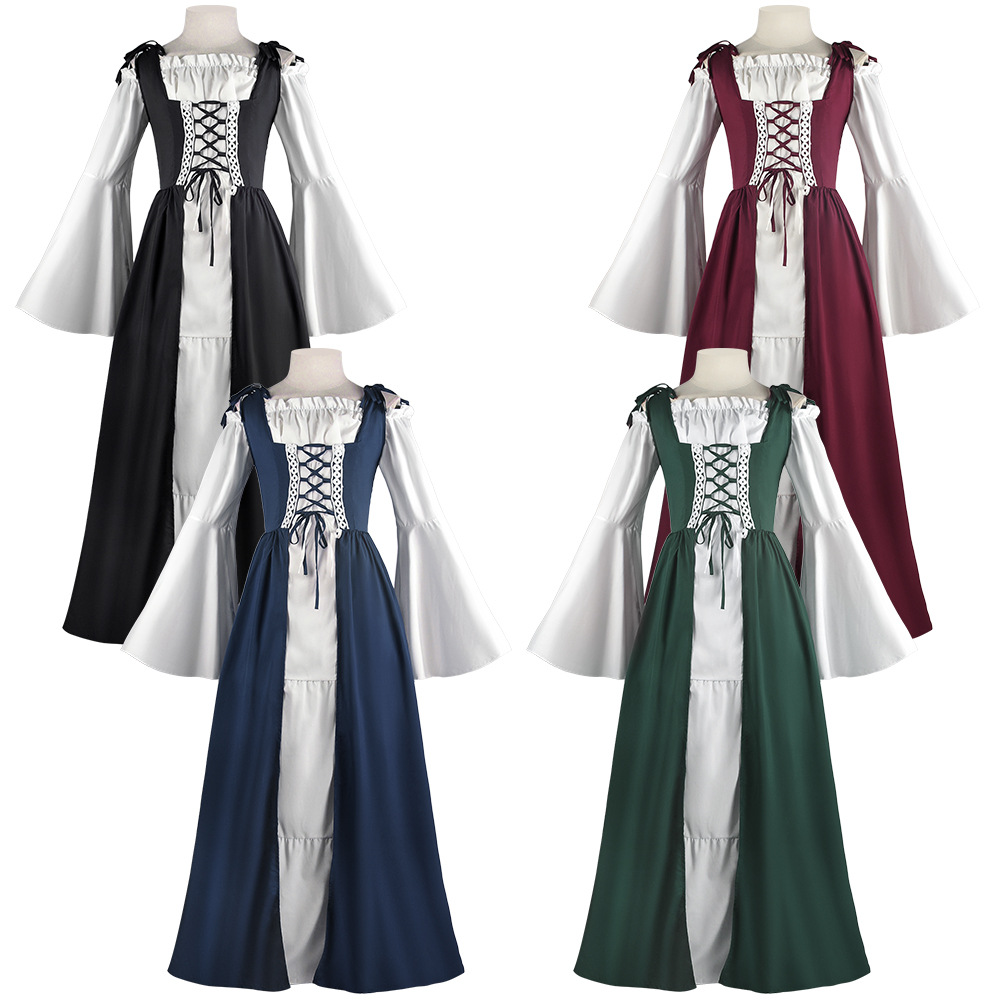 Lace Dress - Średniowieczna sukienka w stylu steampunk, z