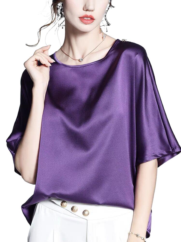 Silk Blouse - Elegancka, vintage bluzka w stylu angielskim,