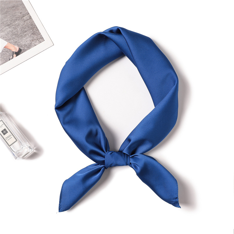70cm szalik w czystym kolorze  – Silk Blouse recenzja i cena
