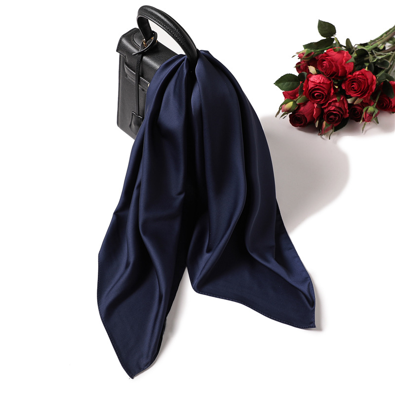 70cm szalik w czystym kolorze  – Silk Blouse recenzja i cena