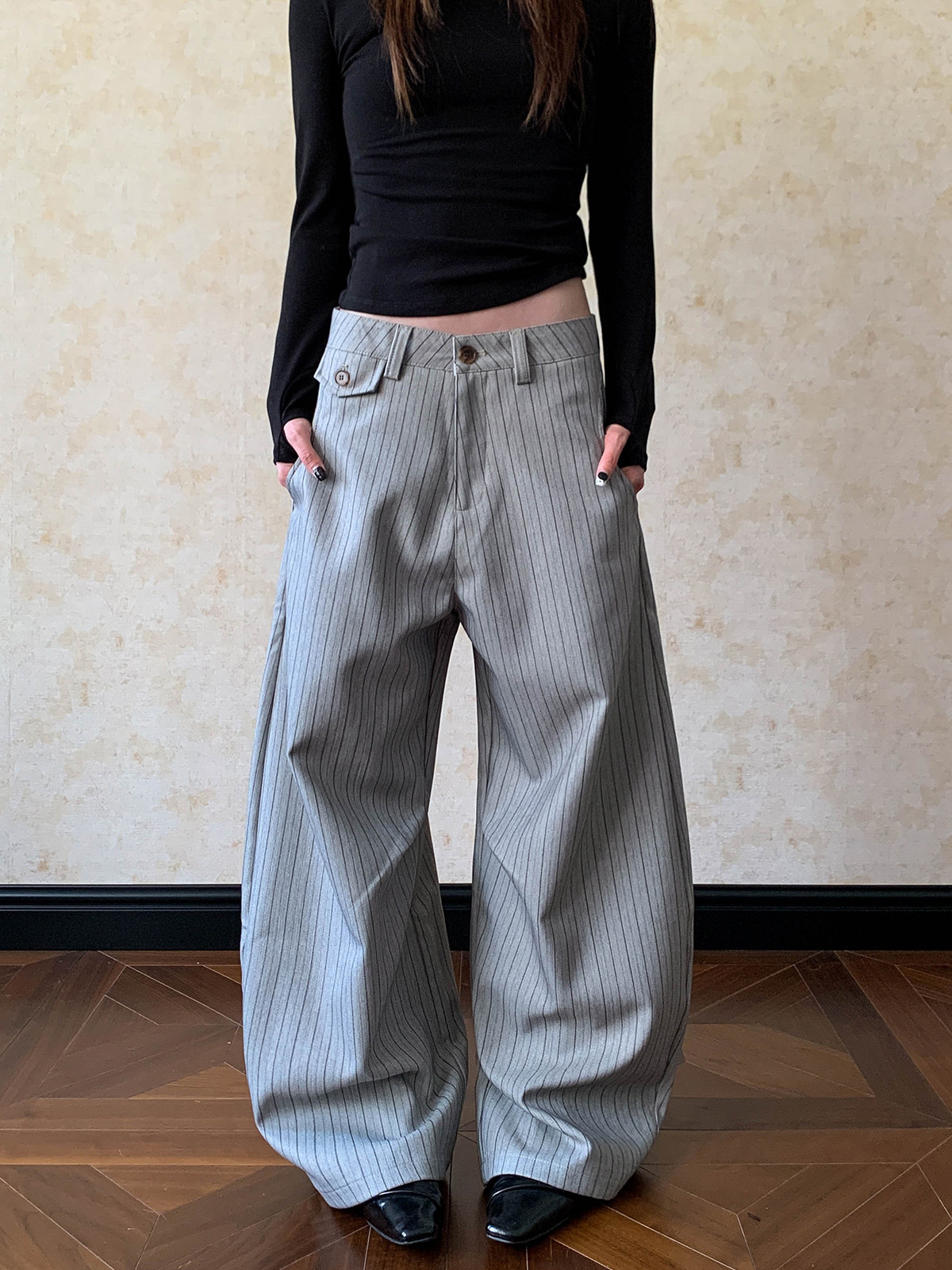 Amerykański styl uliczny: męsk – Tailored Trouser Wide recenzja i cena