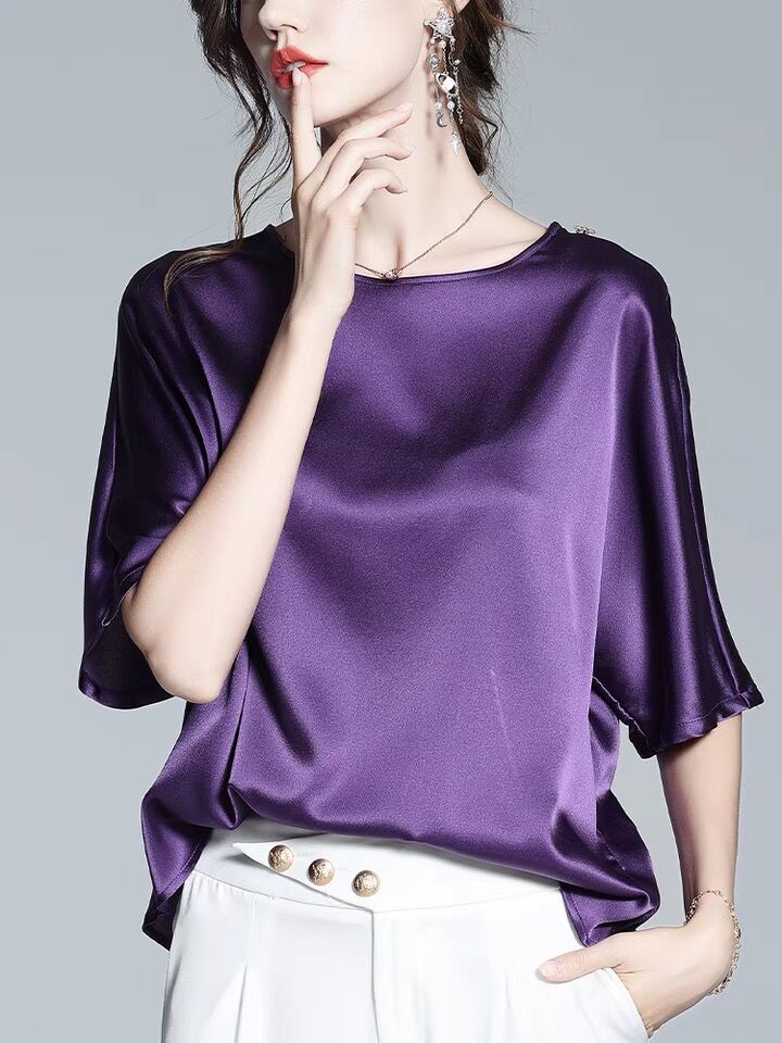 Elegancka, vintage bluzka w st – Silk Blouse recenzja i cena