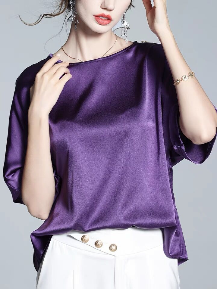 Elegancka, vintage bluzka w st – Silk Blouse recenzja i cena